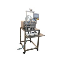 Semi-auto 2 Heads Medical 75% Alcohol Filling Machine